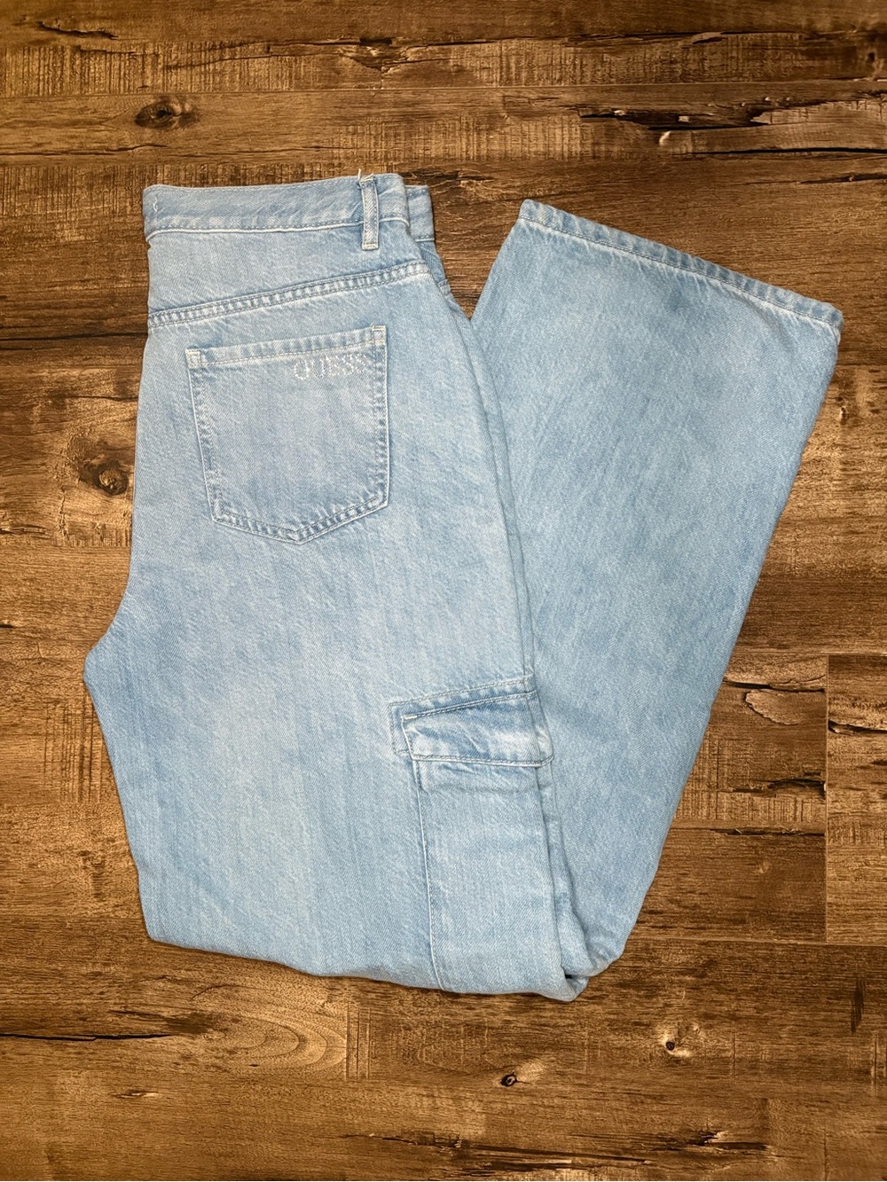 Guess Women's Light Blue Flare Jeans